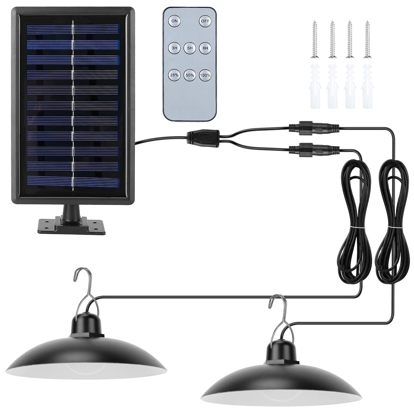 Skorter | Solar Shade Light Sensor Hanging Lamp