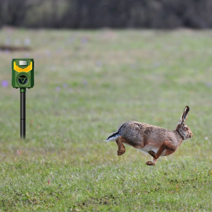 Skorter | Solar Ultrasonic Animal Repeller with Flame Light USB Charging Motion Sensor