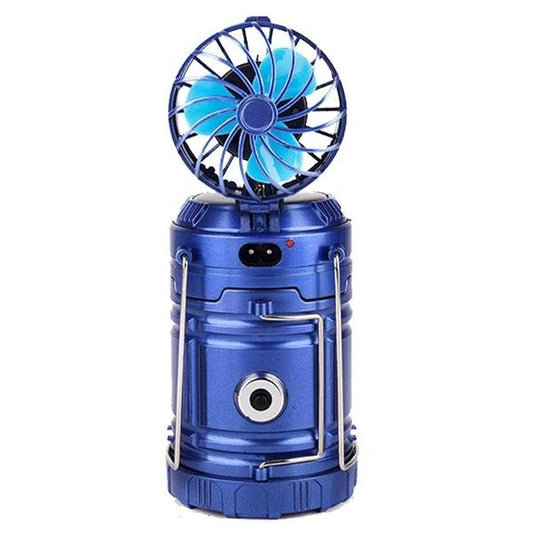 Skorter | Solar Energy USB rechargeable tent lighting + fan