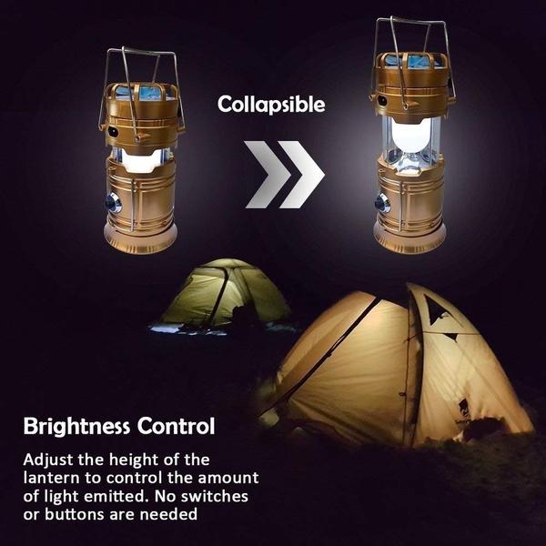 Skorter | Solar Energy USB rechargeable tent lighting + fan