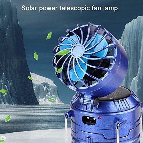 Skorter | Solar Energy USB rechargeable tent lighting + fan