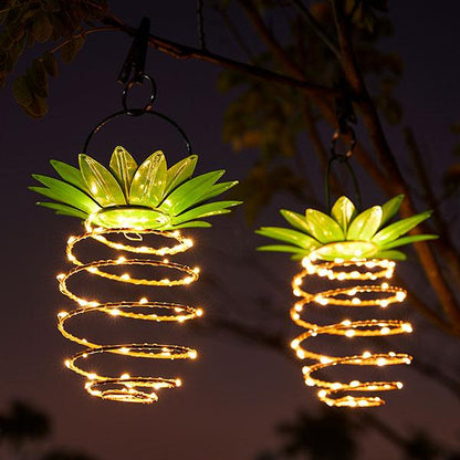 Skorter | Solar Powered Pineapple Lights (2-pack)