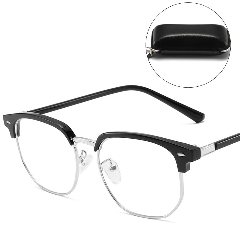 Skorter | Blue Light Blocking Half-Rim Glasses