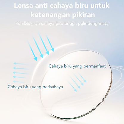 Skorter | Blue Light Blocking Half-Rim Glasses