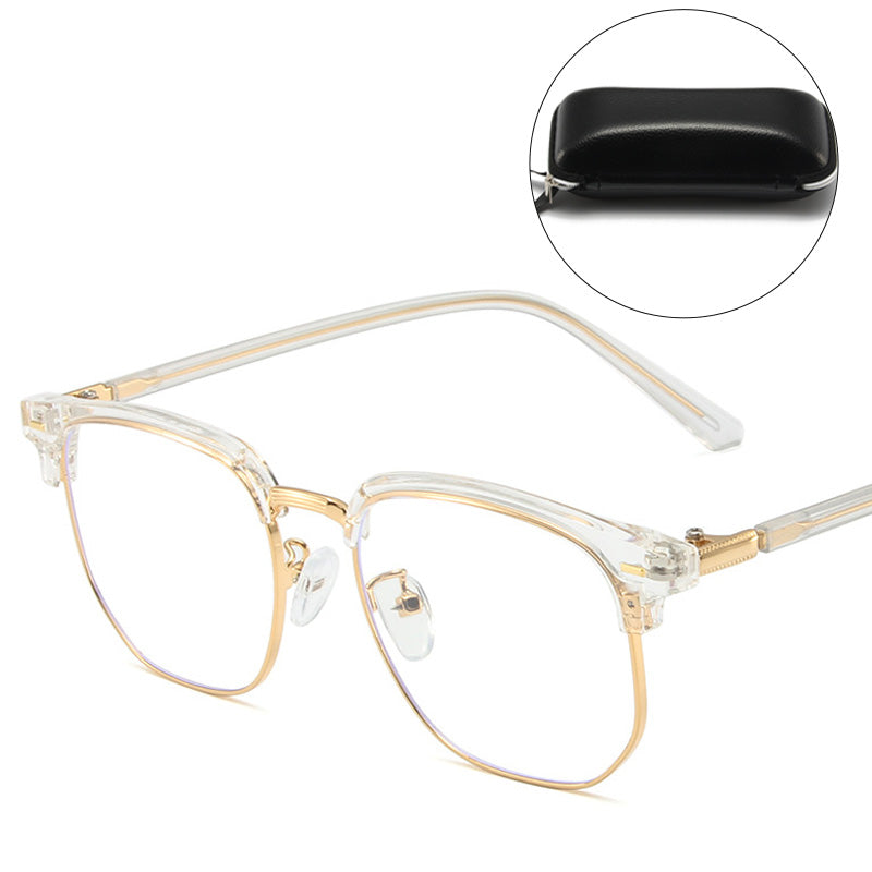 Skorter | Blue Light Blocking Half-Rim Glasses