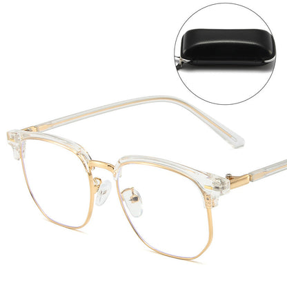 Skorter | Blue Light Blocking Half-Rim Glasses
