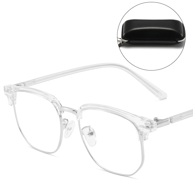 Skorter | Blue Light Blocking Half-Rim Glasses