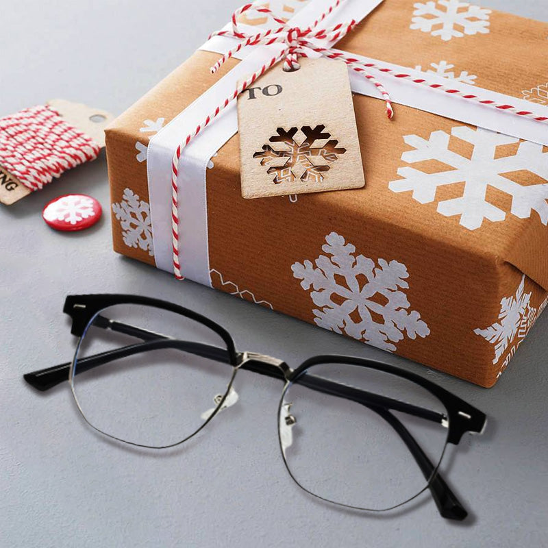 Skorter | Blue Light Blocking Half-Rim Glasses