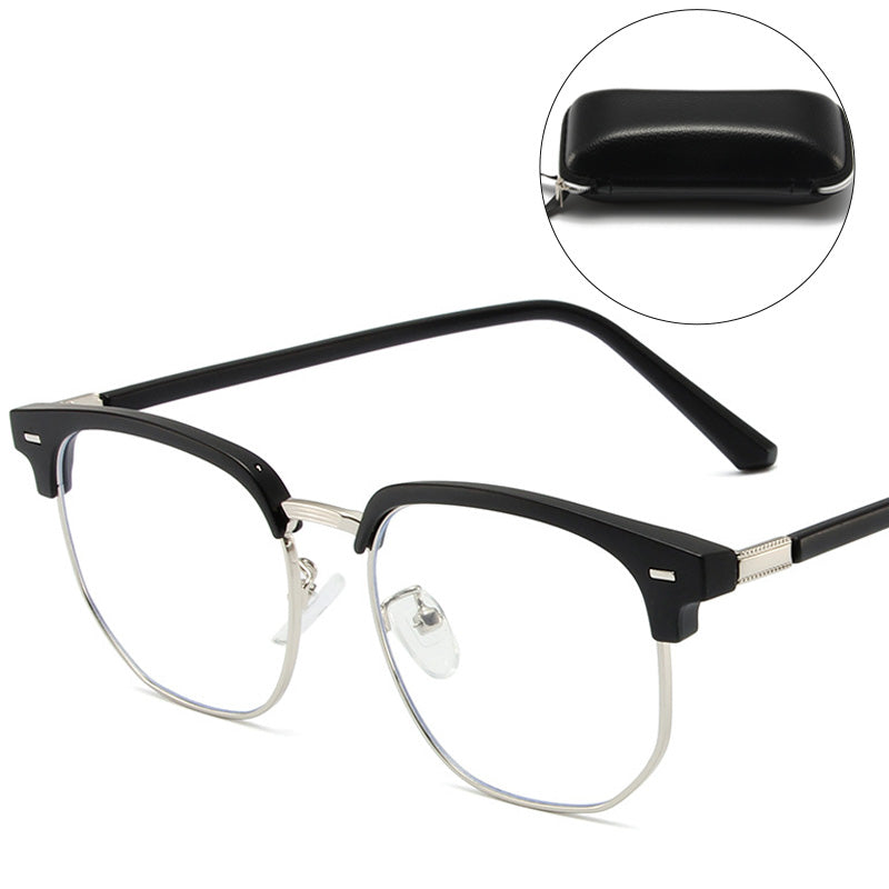 Skorter | Blue Light Blocking Half-Rim Glasses