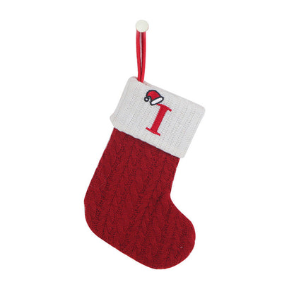 Skorter | Cozy Knit Socks, Embroidered Candy Gift Bag, Letter Christmas Stocking - Perfect for the Little Ones!