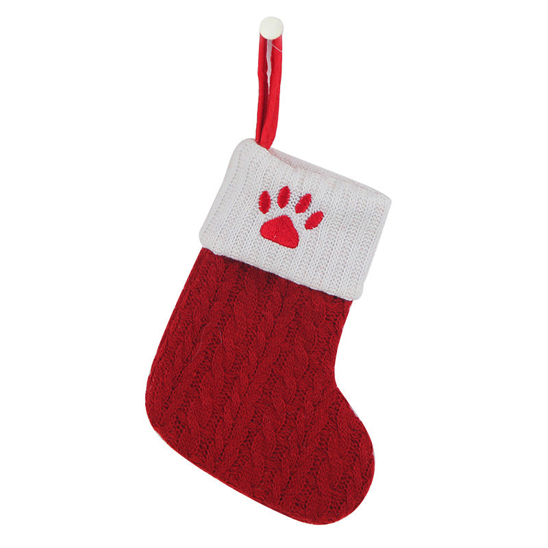Skorter | Cozy Knit Socks, Embroidered Candy Gift Bag, Letter Christmas Stocking - Perfect for the Little Ones!
