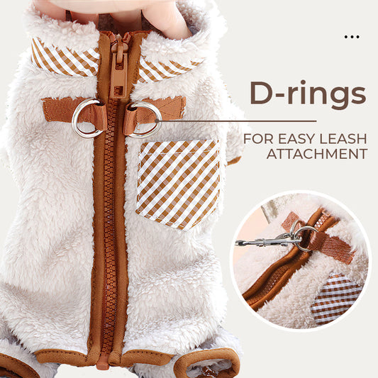 Skorter | Cozy dog coat with D-rings