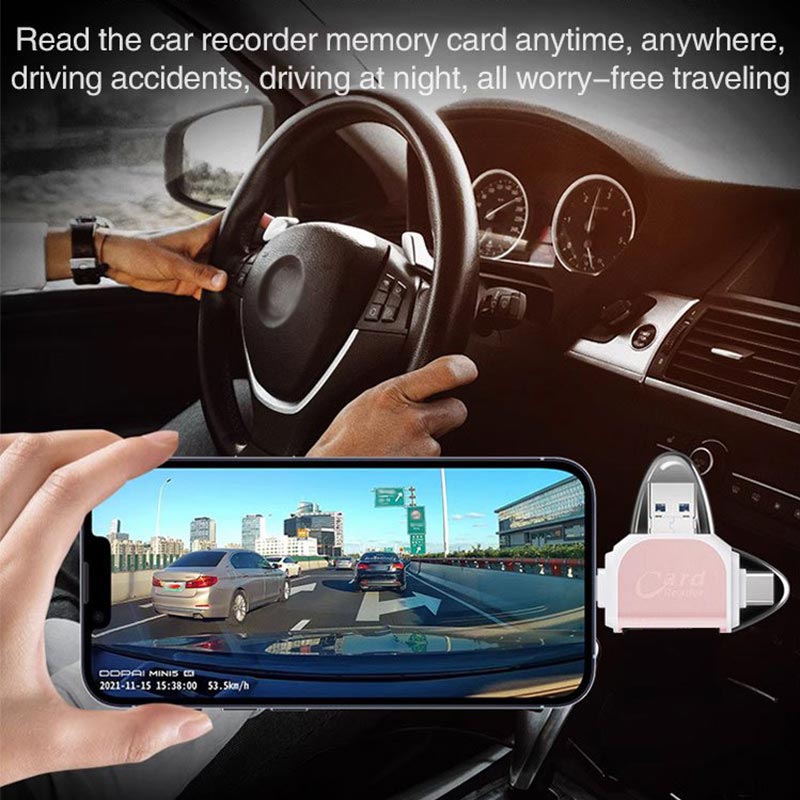 Skorter | 4-in-1 multifunctional card reader with multiple ports