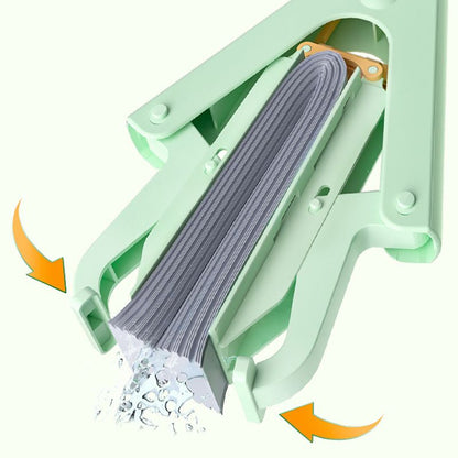Skorter | Absorbent Folding Squeeze Sponge Mop with Brush