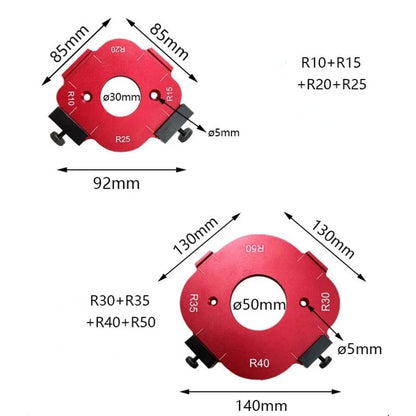 Skorter | 4 In 1 Arc Angle Positioning Template