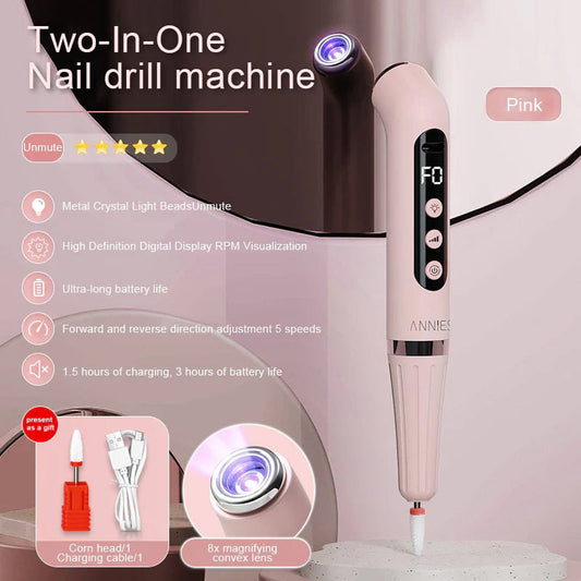 Skorter | 2 IN 1 GRINDING AND MANICURE TOOL WITH LED LIGHT