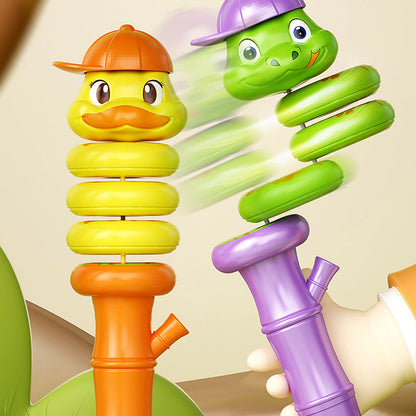 Skorter | Cartoon Animal Shape Snake Twisting Hand Held Whistle Toy