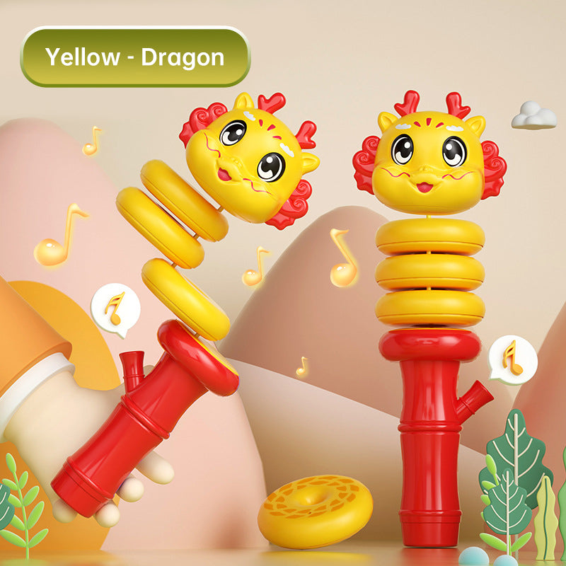 Skorter | Cartoon Animal Shape Snake Twisting Hand Held Whistle Toy
