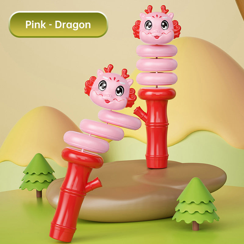 Skorter | Cartoon Animal Shape Snake Twisting Hand Held Whistle Toy