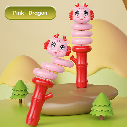 Skorter | Cartoon Animal Shape Snake Twisting Hand Held Whistle Toy
