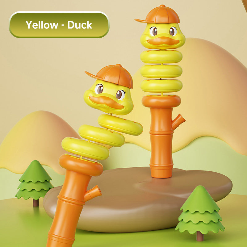 Skorter | Cartoon Animal Shape Snake Twisting Hand Held Whistle Toy