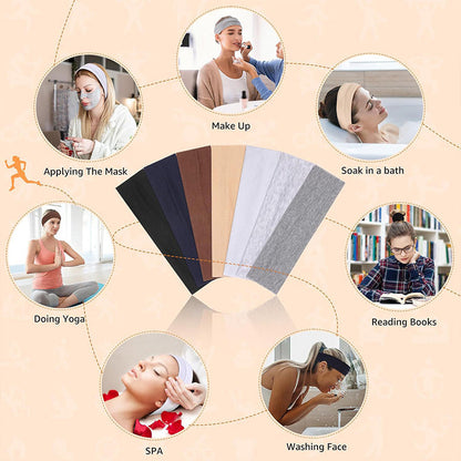 Skorter | Elastic Non-Slip Solid Color Headband