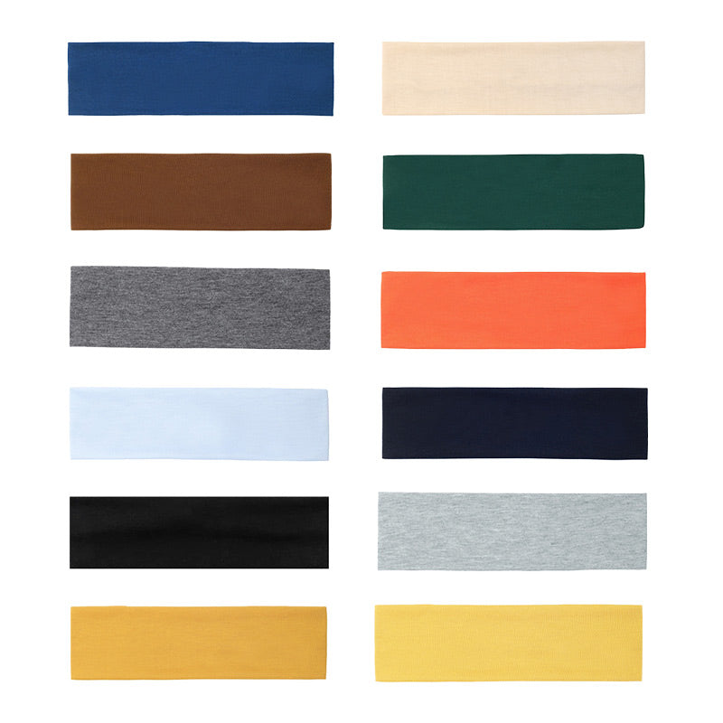 Skorter | Elastic Non-Slip Solid Color Headband
