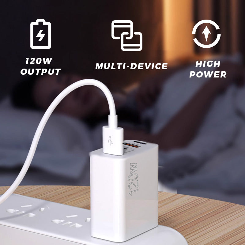 Skorter | 120W Fast Charger with 5 Ports⚡