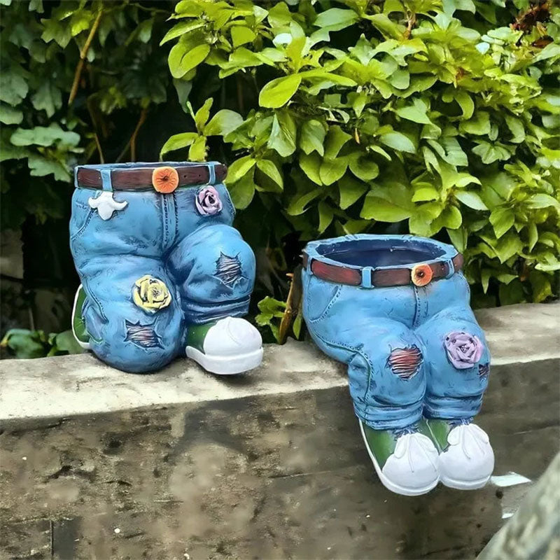 Skorter | Creative 3D jeans-shaped flower pot