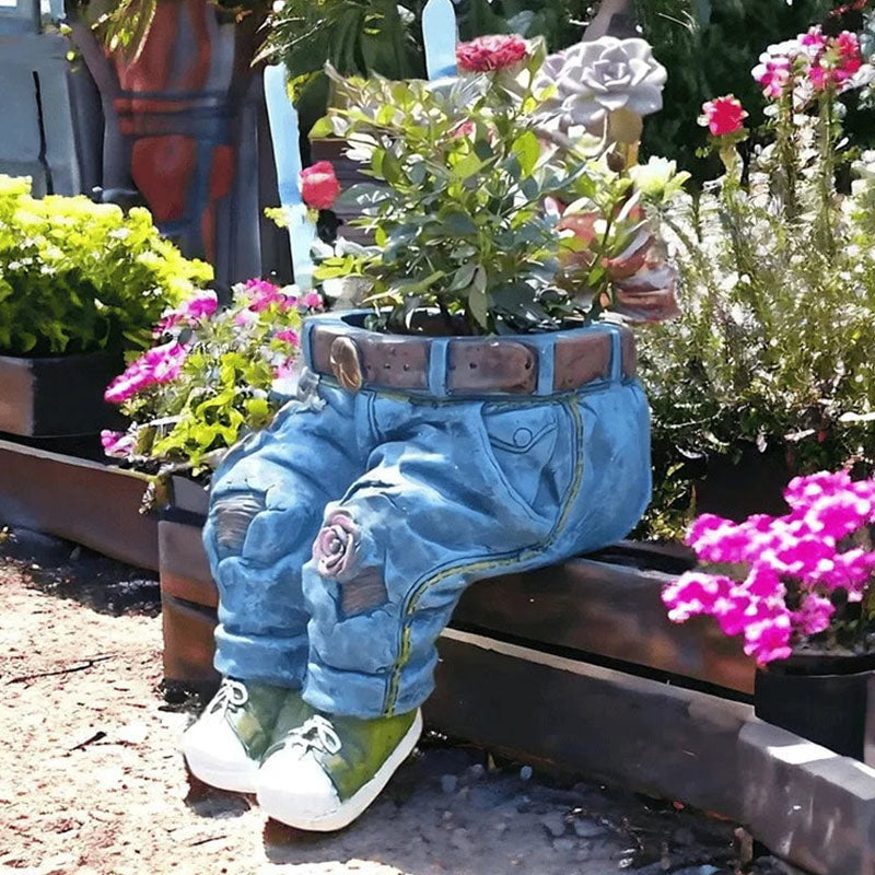 Skorter | Creative 3D jeans-shaped flower pot