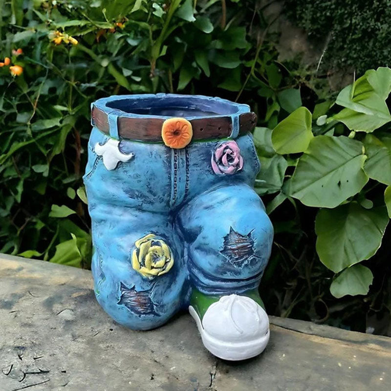 Skorter | Creative 3D jeans-shaped flower pot