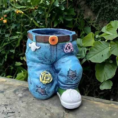 Skorter | Creative 3D jeans-shaped flower pot