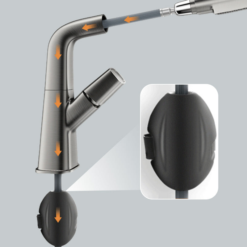 Skorter | 1-Hole Sink Mixer with Pull-Out Spray Head