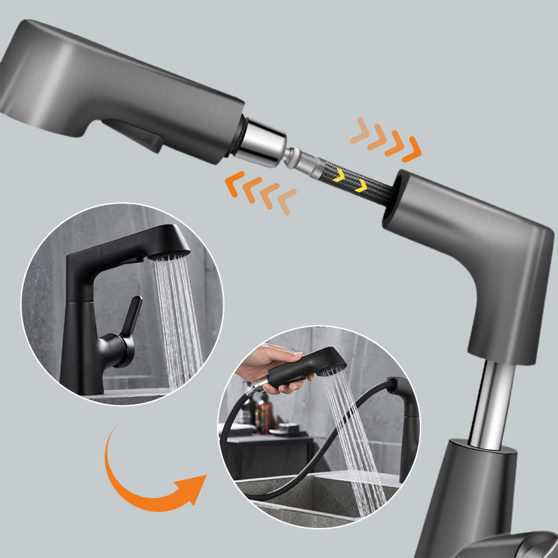 Skorter | 1-Hole Sink Mixer with Pull-Out Spray Head