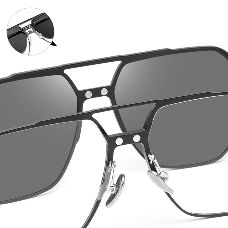 Skorter | 3 in 1 Vintage Magnetic Clip on Sunglasses