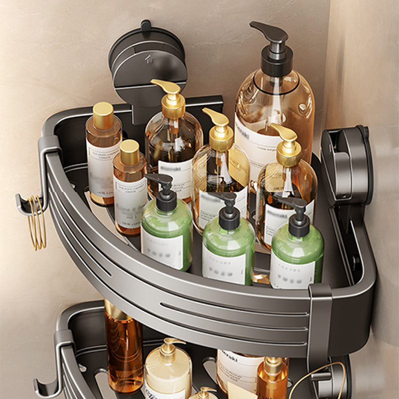 Skorter | 2PCS Wall Mounted Bathroom Organizer with Suction Cup