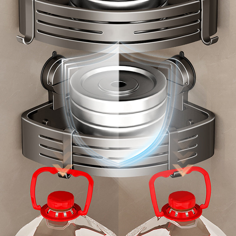 Skorter | 2PCS Wall Mounted Bathroom Organizer with Suction Cup