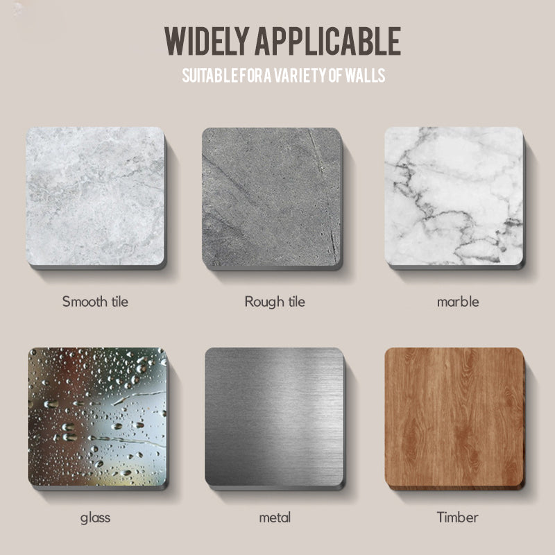 Skorter | 2PCS Wall Mounted Bathroom Organizer with Suction Cup