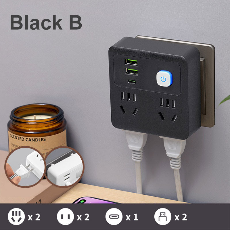 Skorter | 2-pack multifunctional socket converter with night light