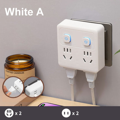 Skorter | 2-pack multifunctional socket converter with night light