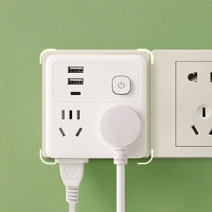Skorter | 2-pack multifunctional socket converter with night light