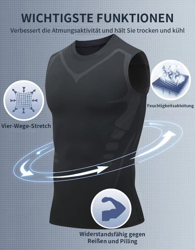Skorter | 2024 New version Ionic Shaping sleeveless shirt without sleeves