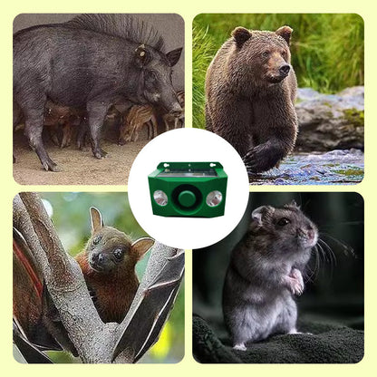 Skorter | Solar-powered animal repellent warning light with high alarm