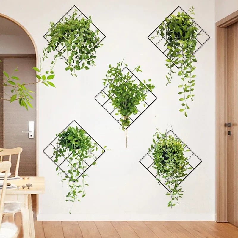 Skorter | 3D wall sticker with green plant