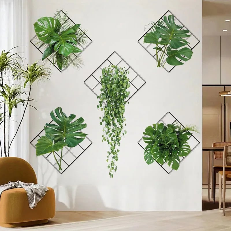 Skorter | 3D wall sticker with green plant