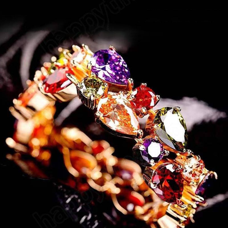 Skorter | Earrings, bracelets, necklaces or rings with colored zircon for women