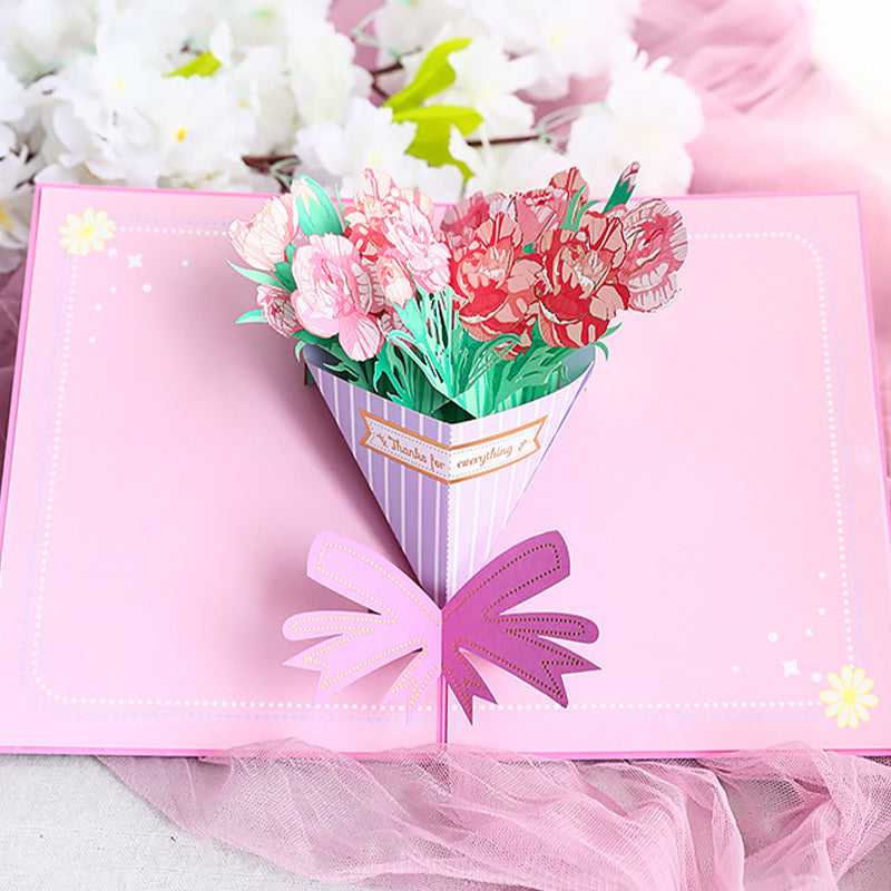 Skorter | Creative 3D paper cut-out card with popup greeting card