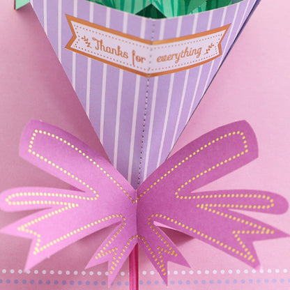 Skorter | Creative 3D paper cut-out card with popup greeting card