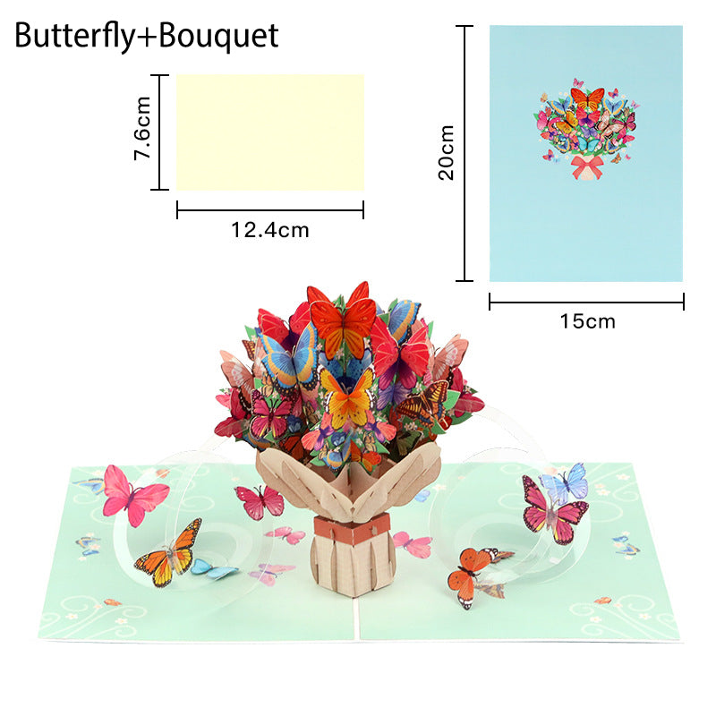 Skorter | Creative 3D paper cut-out card with popup greeting card