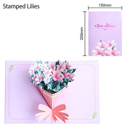 Skorter | Creative 3D paper cut-out card with popup greeting card